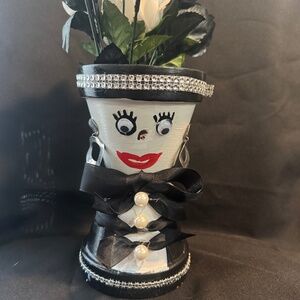 Lady Flower Pot